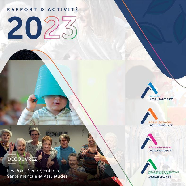 Découvrez notre rapport d'activité 2023 : "Vers une durabilité partagée au sein des Pôles Senior, Enfance, Santé mentale et Assuétudes"